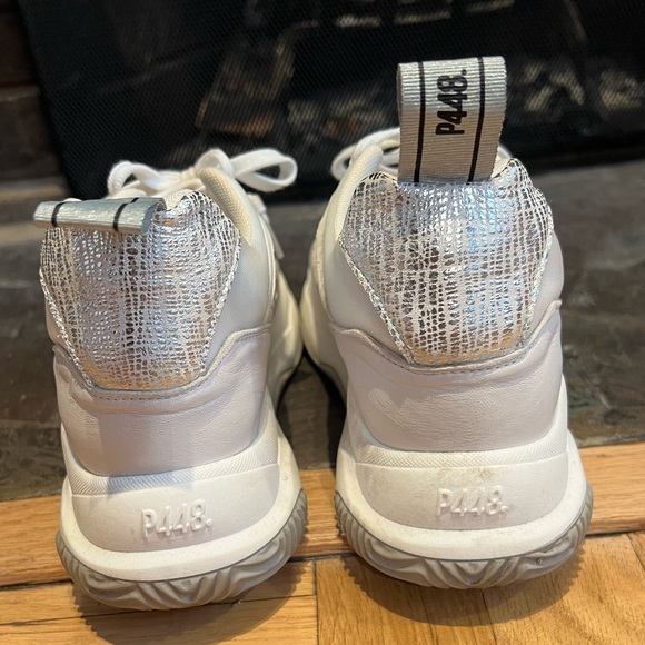 P448 Women’s Luke Sneaker size 37 white - Picture 4 of 5